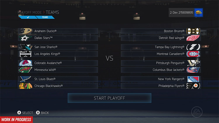 nhl15 playoff