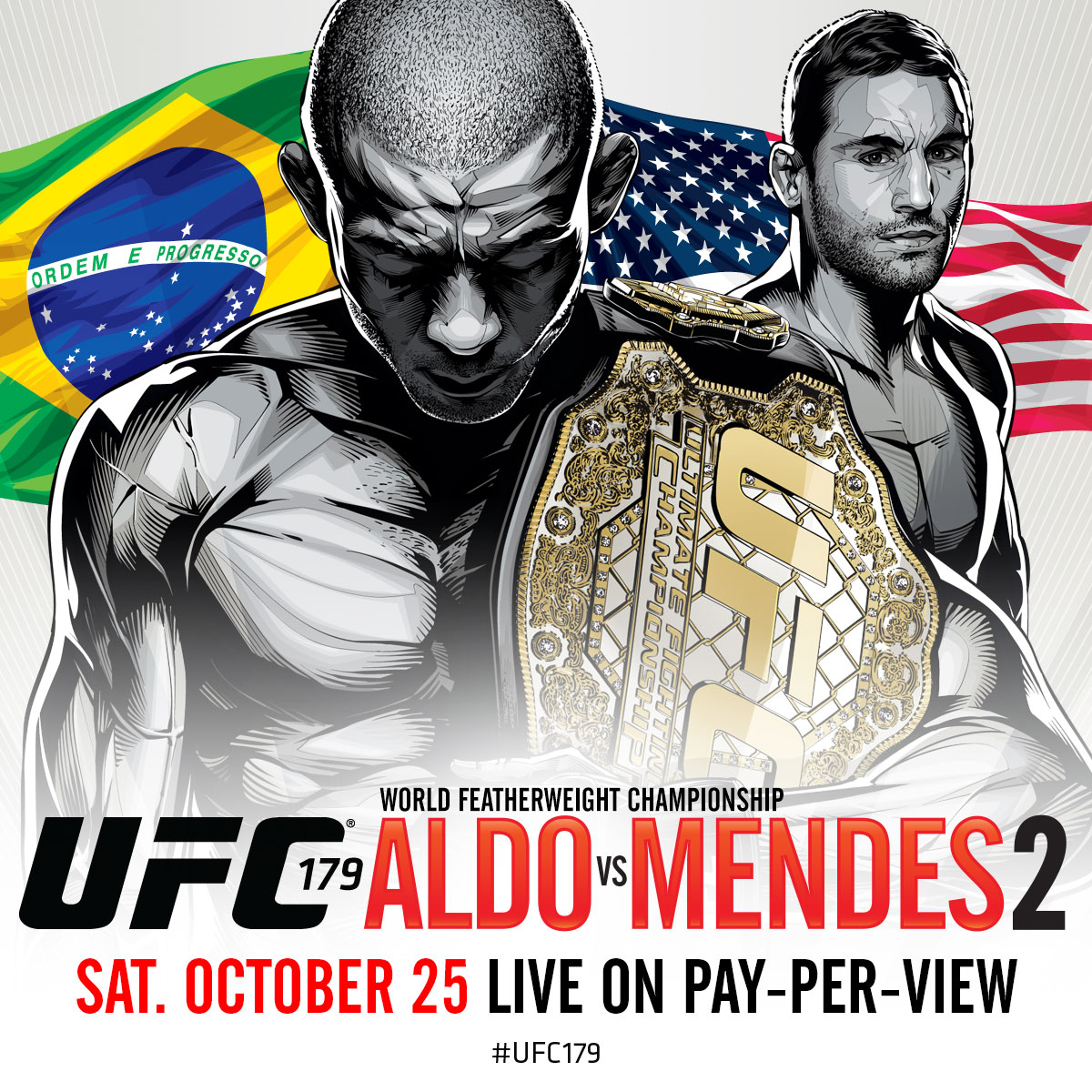 UFC 179 card of October 25