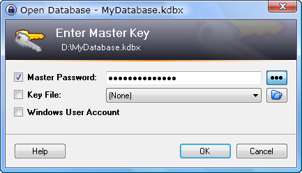KeePass_Master_password