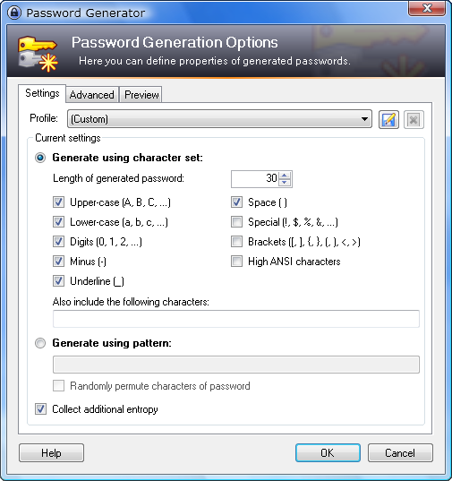 KeePass_Password_generator